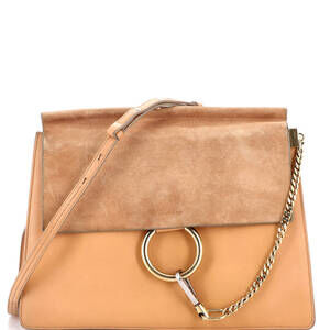 Chloe Faye Shoulder Bag Leather Medium #220707C56B